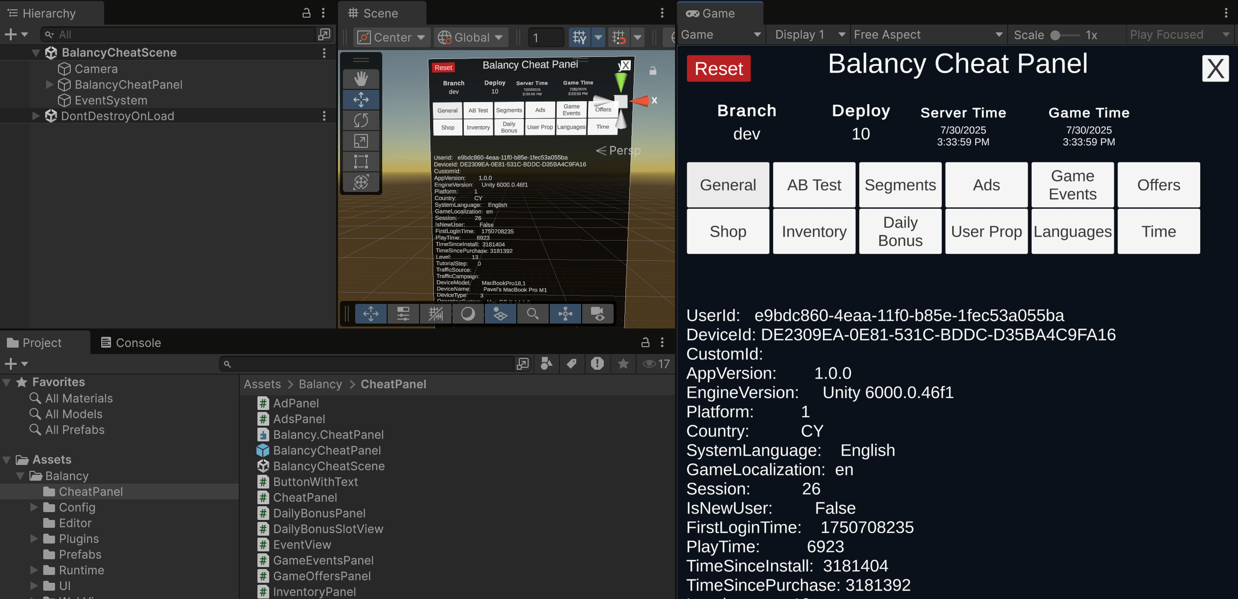 Balancy Tools