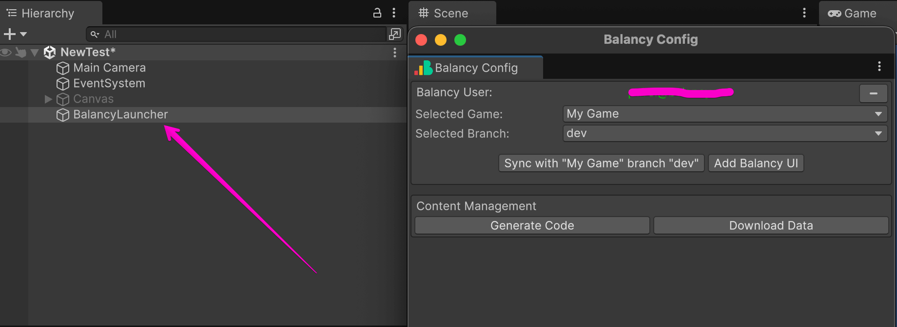 Balancy Config