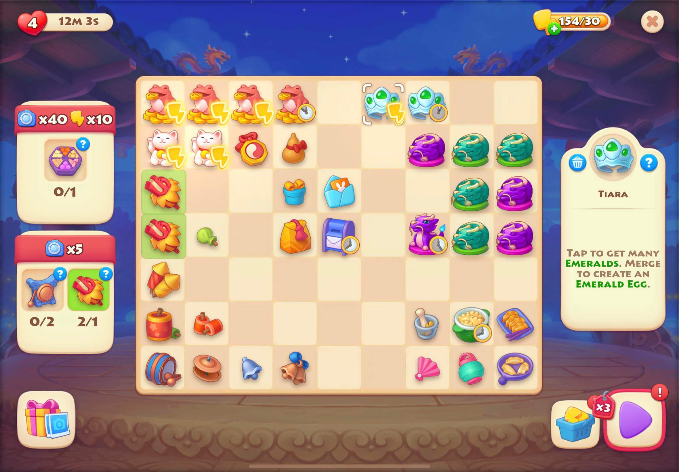Merge Game Board Screenshot