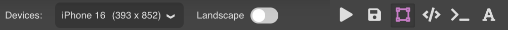 UI Builder main layout