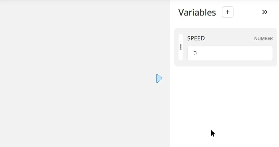 Animation showing how to create variable nodes